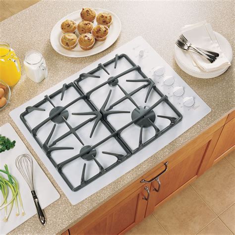 porcelain gas cooktop